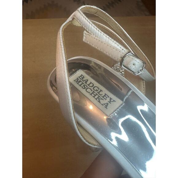 NWOB Badgley Mischka Clara Embellished Strap Evening Shoes - Picture 11 of 11